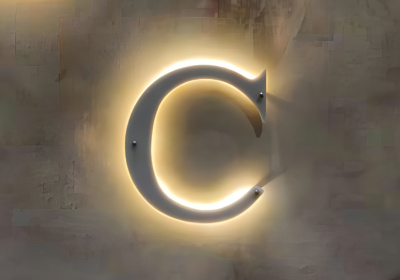 C-letter-sign