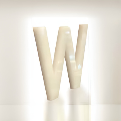 W-letter-sign